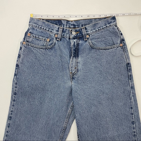 Vintage Levi’s 512 High Waist wedgie fit Jeans Long Inseam - Picture 4 of 9